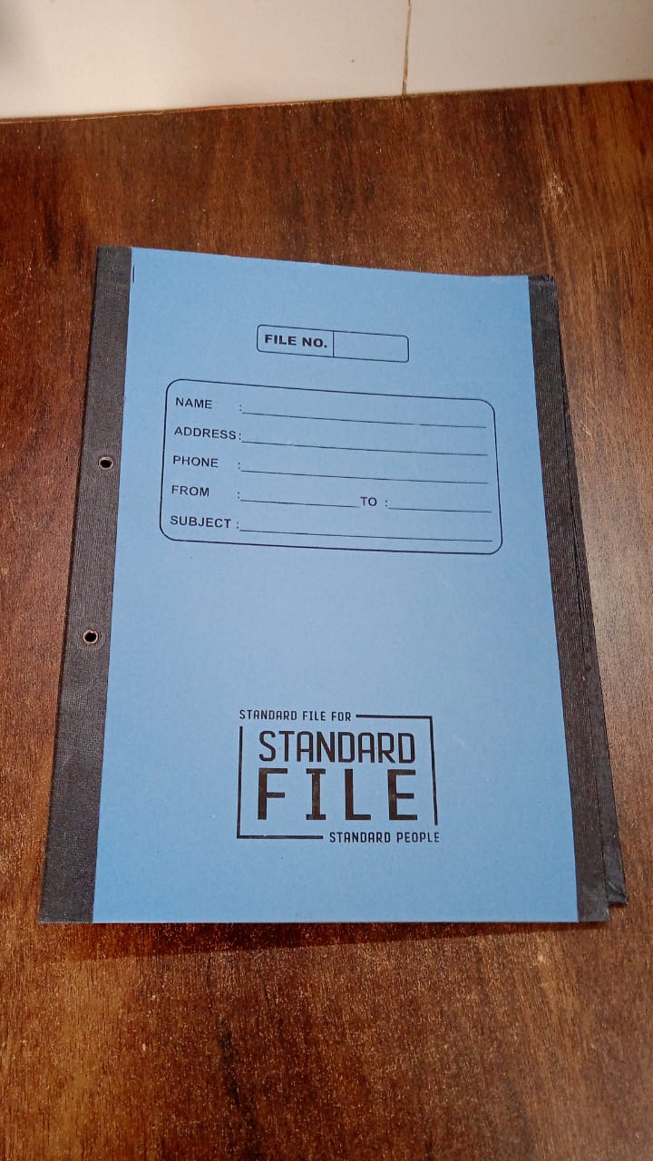 Standard File Plastic Clip – A4 Paper Holder (33×26 cm / 4 Pc)