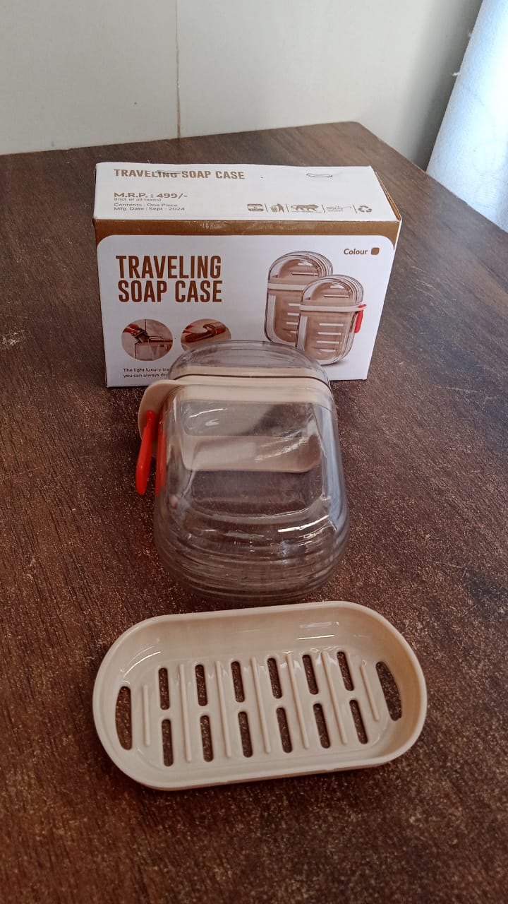 Soap Dishes Soap Box Travel ,Sabudani (1 Pc / With Color Box)