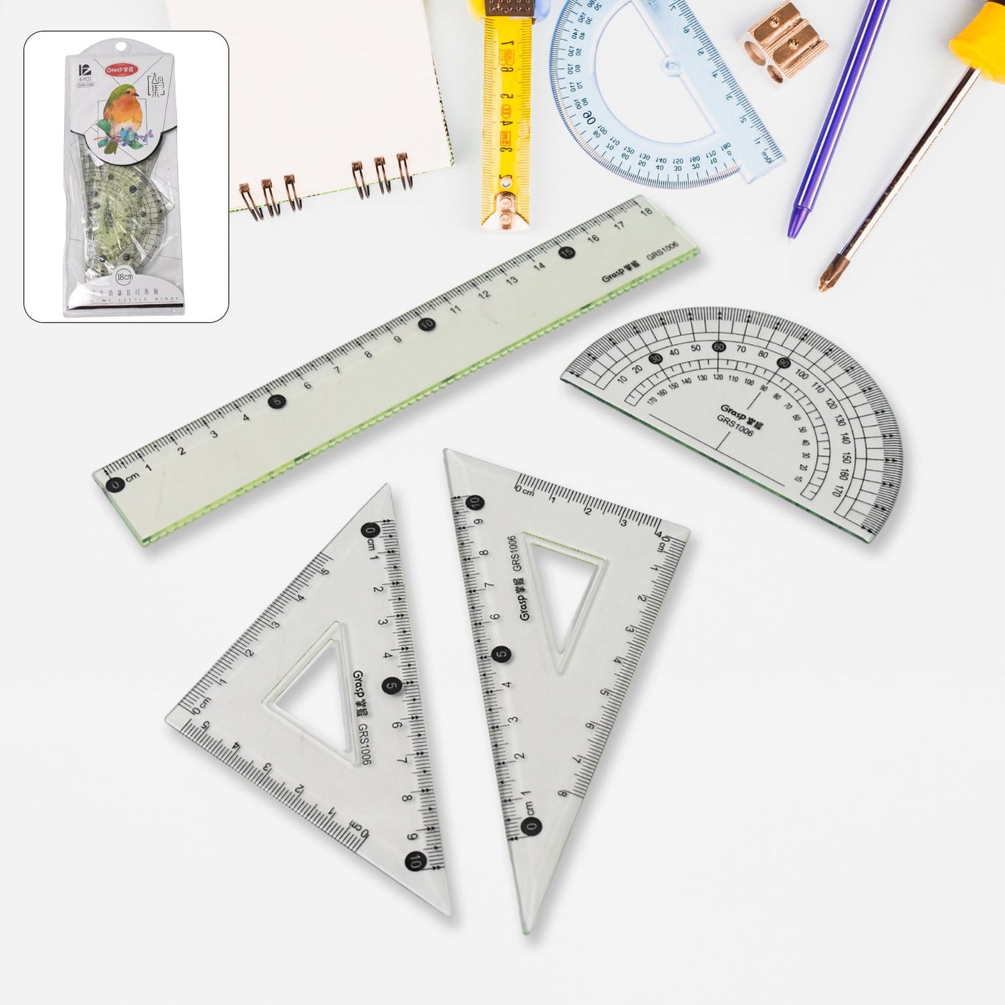 4-Piece Geometry Set