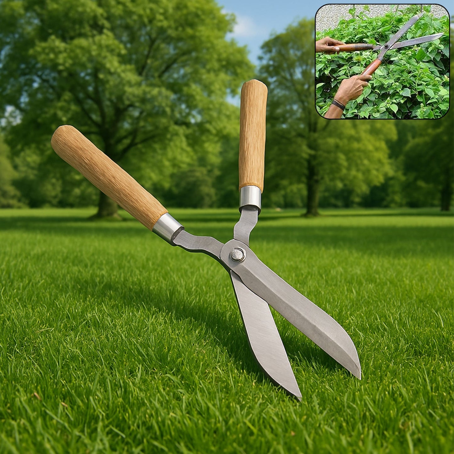 Heritage Cut Wooden Handle Shears