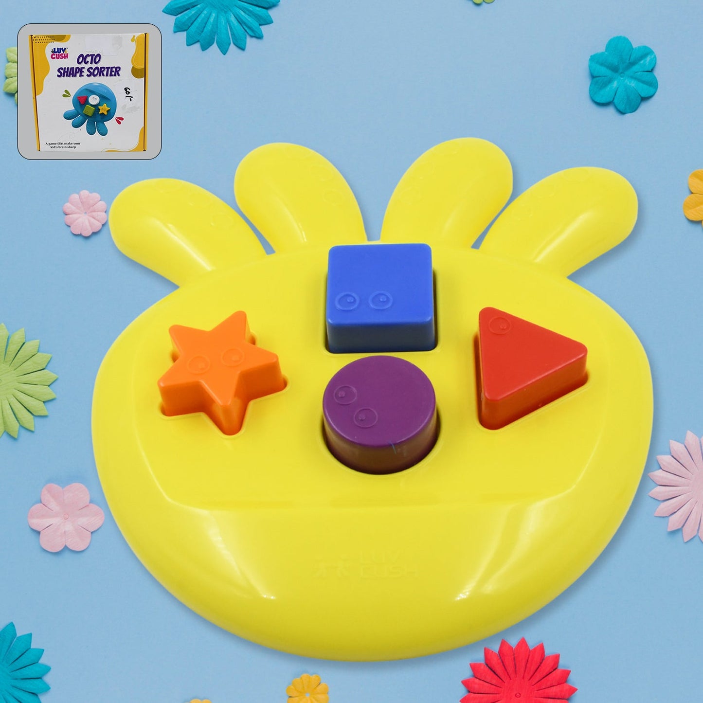 Octo Shape Sorter Toy for Kids’ Learning & Grasping (1 Pc)