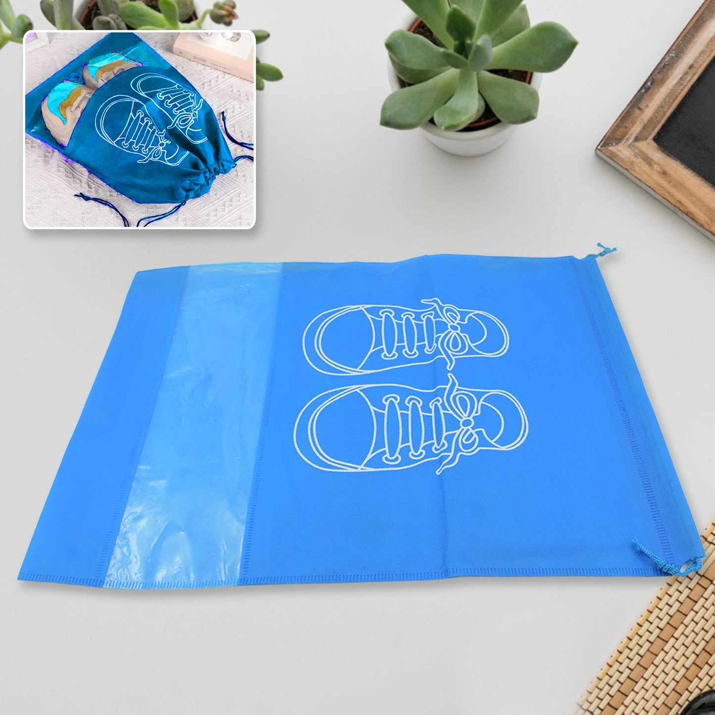 Beach Bag Shoes Storage Bag Closet Organizer (1 Pc )