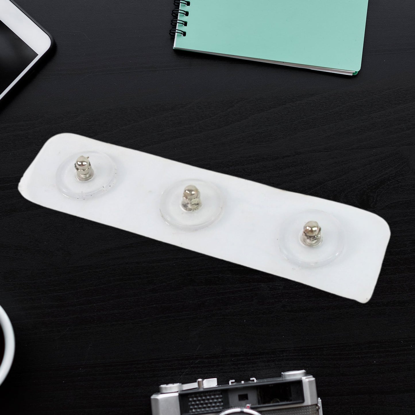 Adhesive Nails Wall Hooks (Screw Sticker / 3 Hook / 1 Pc / B Grade)