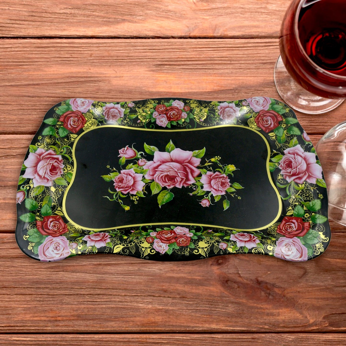 Stainless Steel Serving Tray (18 x 8.5 Inch / 1 Pc)