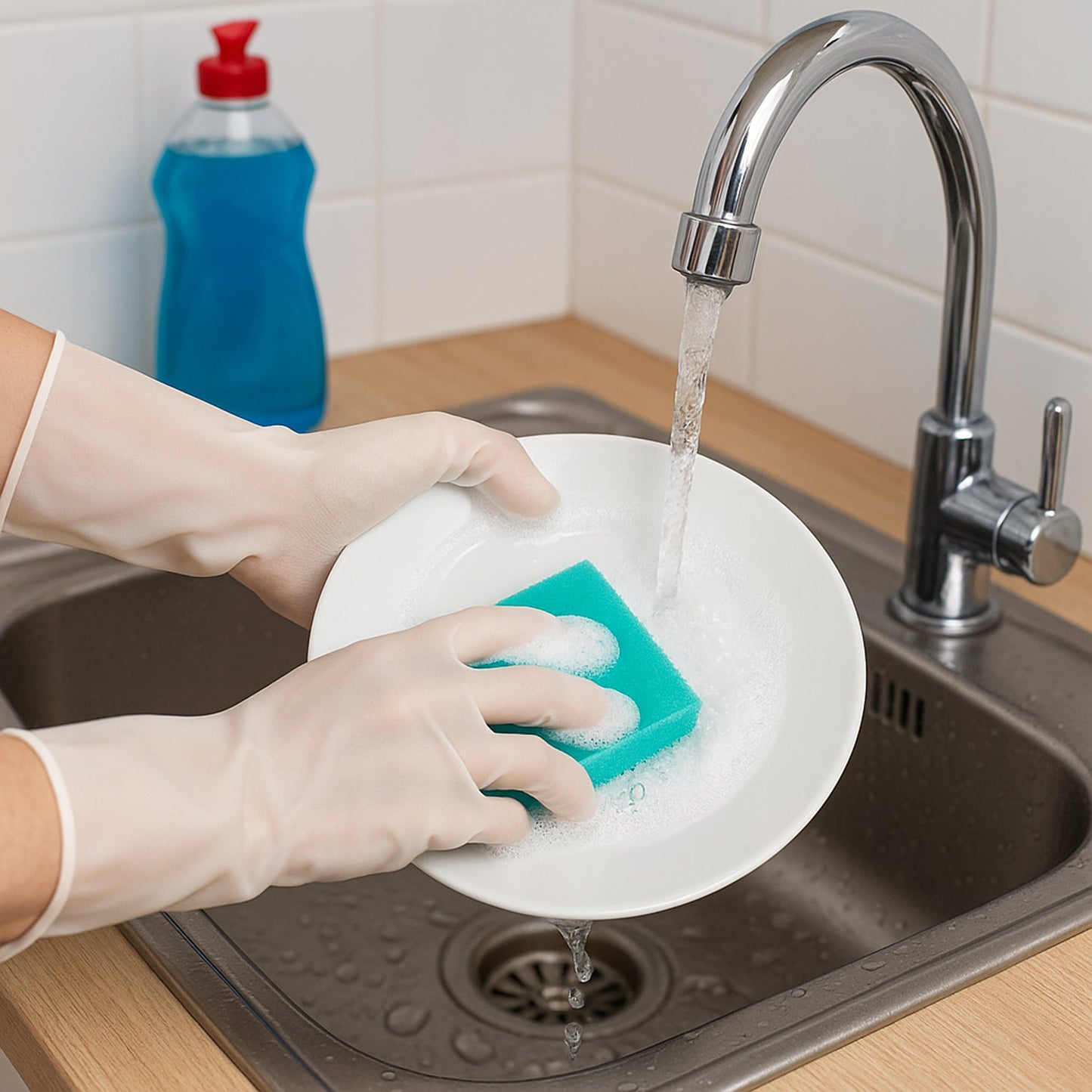 Kids Household Dishwashing / Cleaning Gloves - (2 Pc / Set)