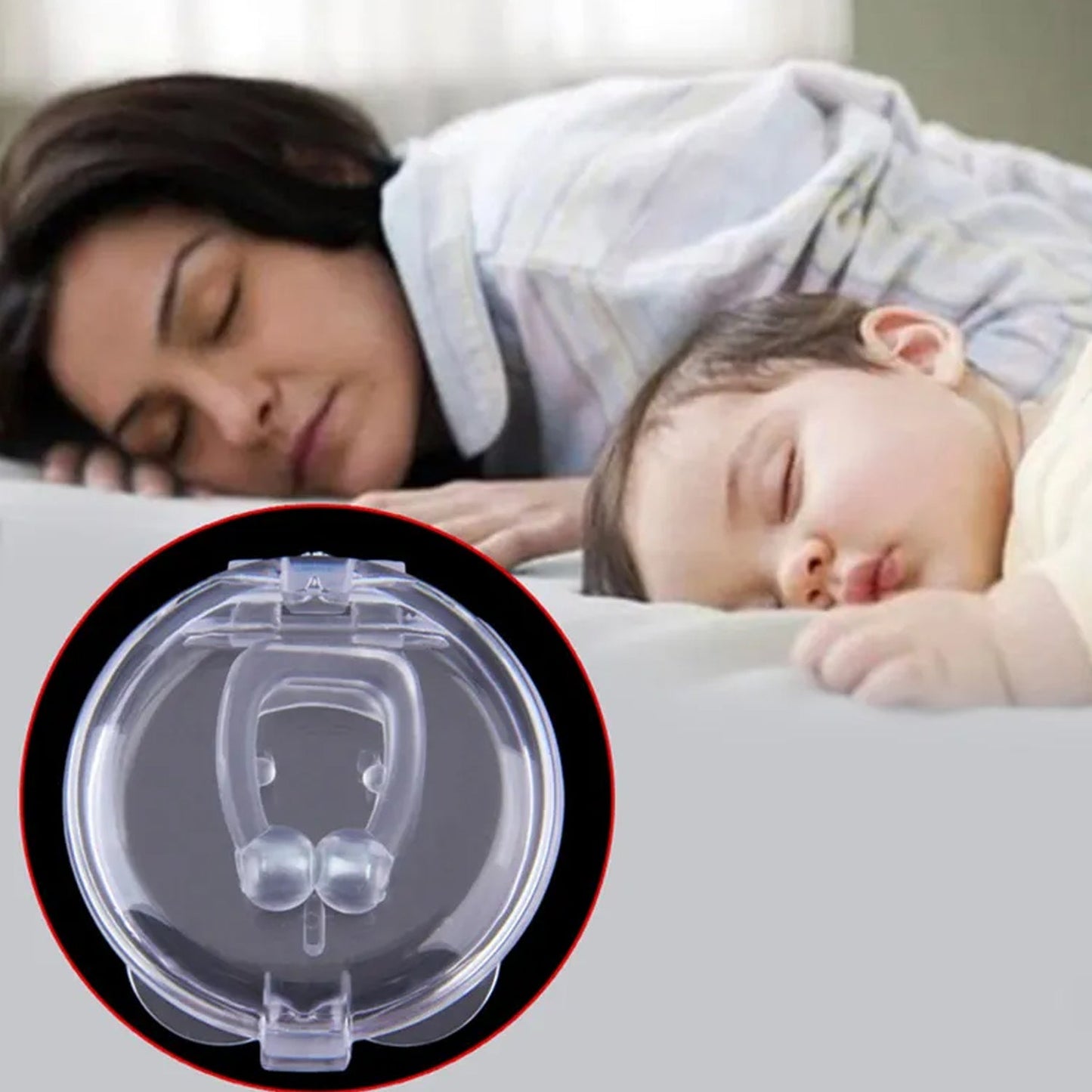 Anti-Snore Nose Clip (Silicone, 1 Pc)