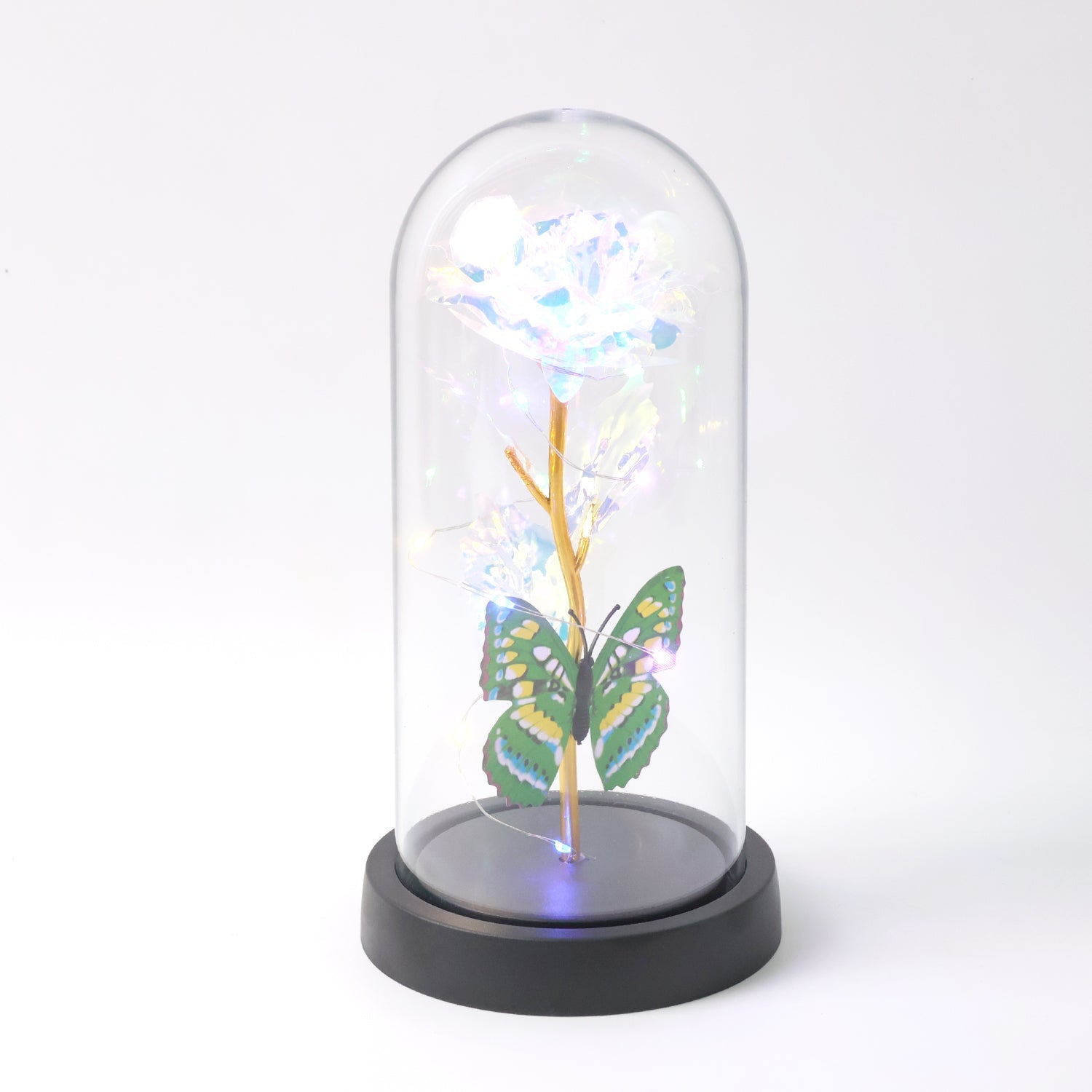 Night Blossom LED Rose Dome