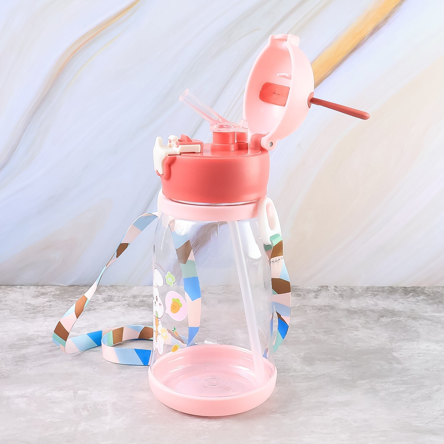 Cartoon-Themed Leakproof Water Bottle