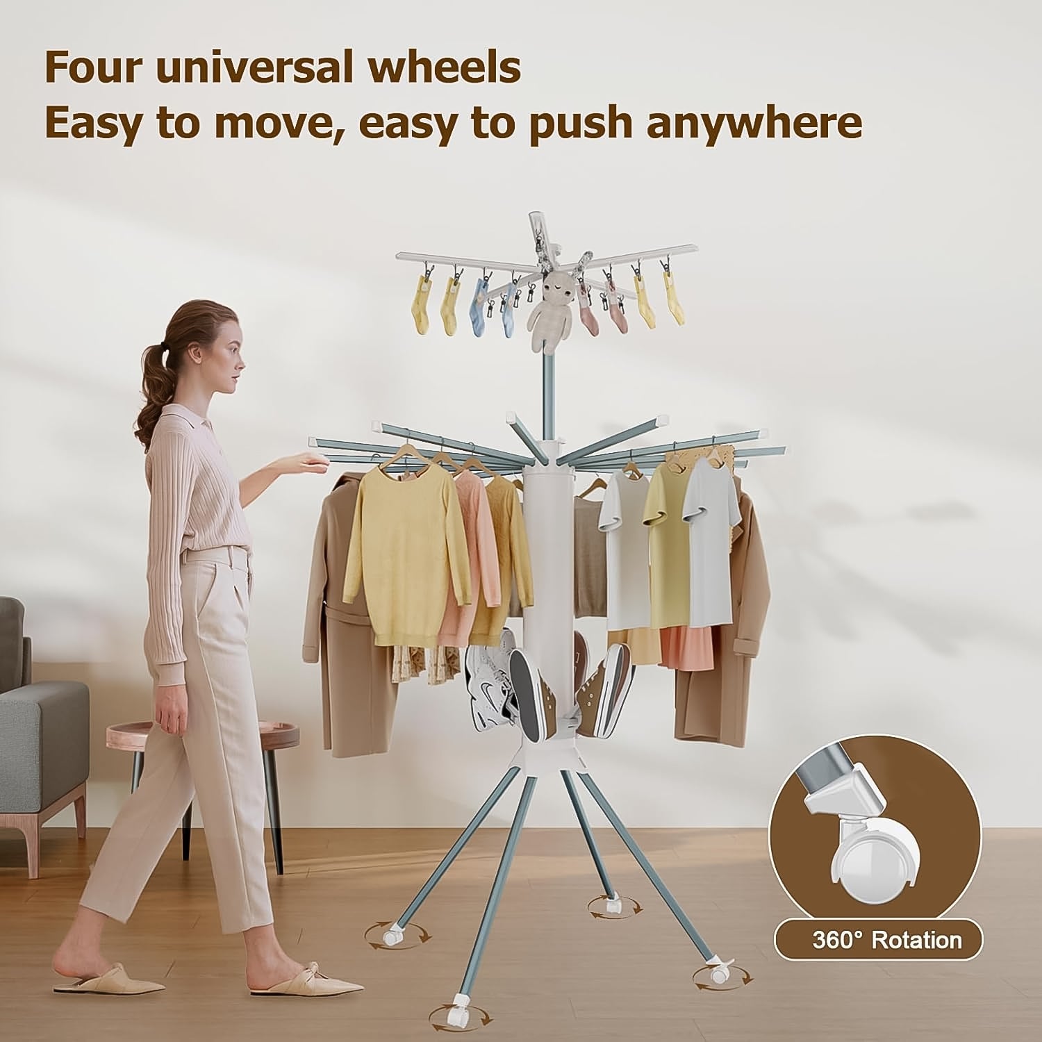 Clothes Dryer Rack Set