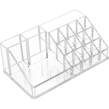 16 Compartment Cosmetic Makeup Jewellery Lipstick Storage Organiser Box