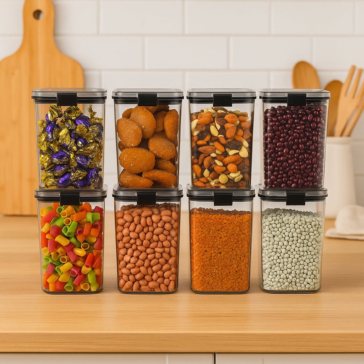 1200 ML Airtight Lock & Lock Food Storage Container Set – 2 Piece