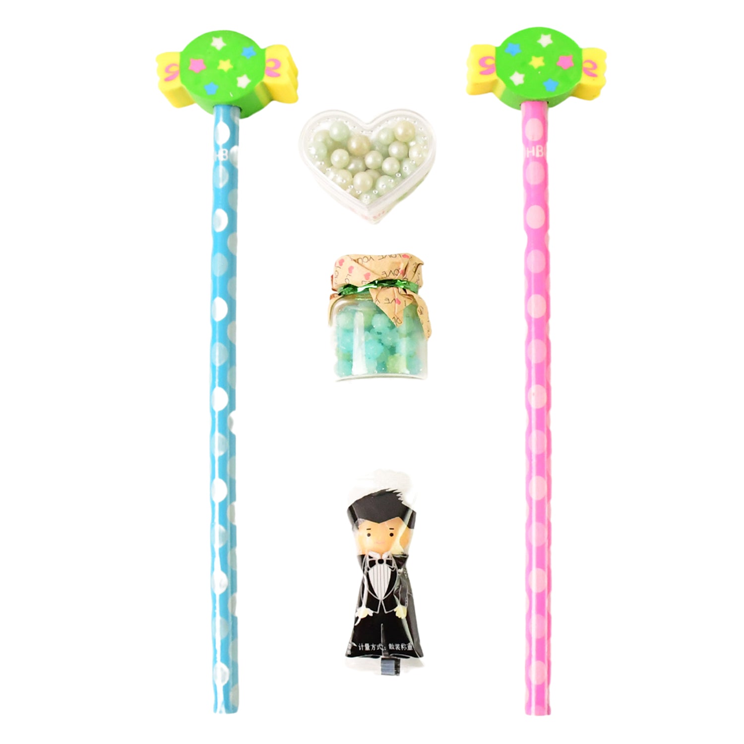 Candy-Inspired Pencil Set 