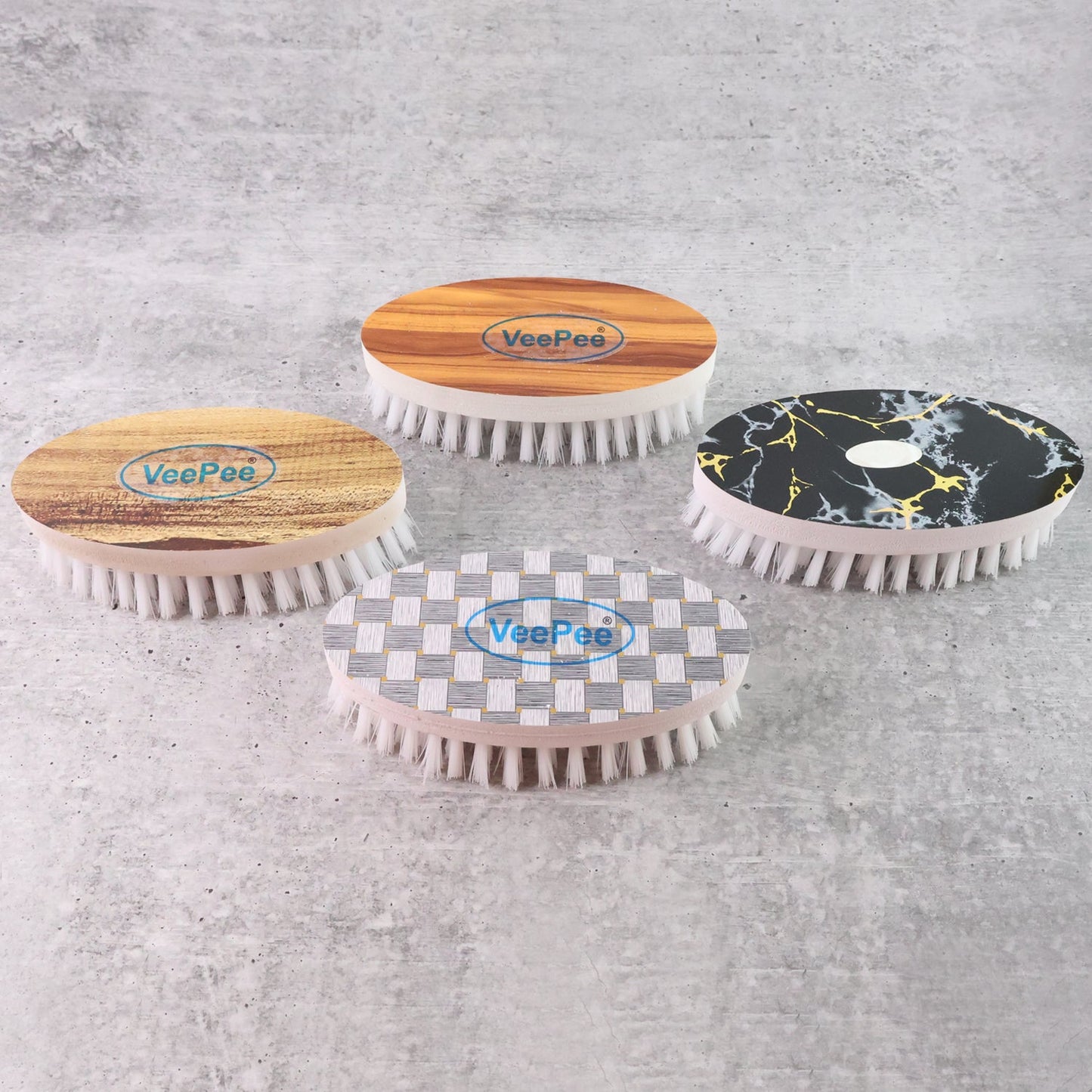 VeePee Oval Laundry Scrubber Set