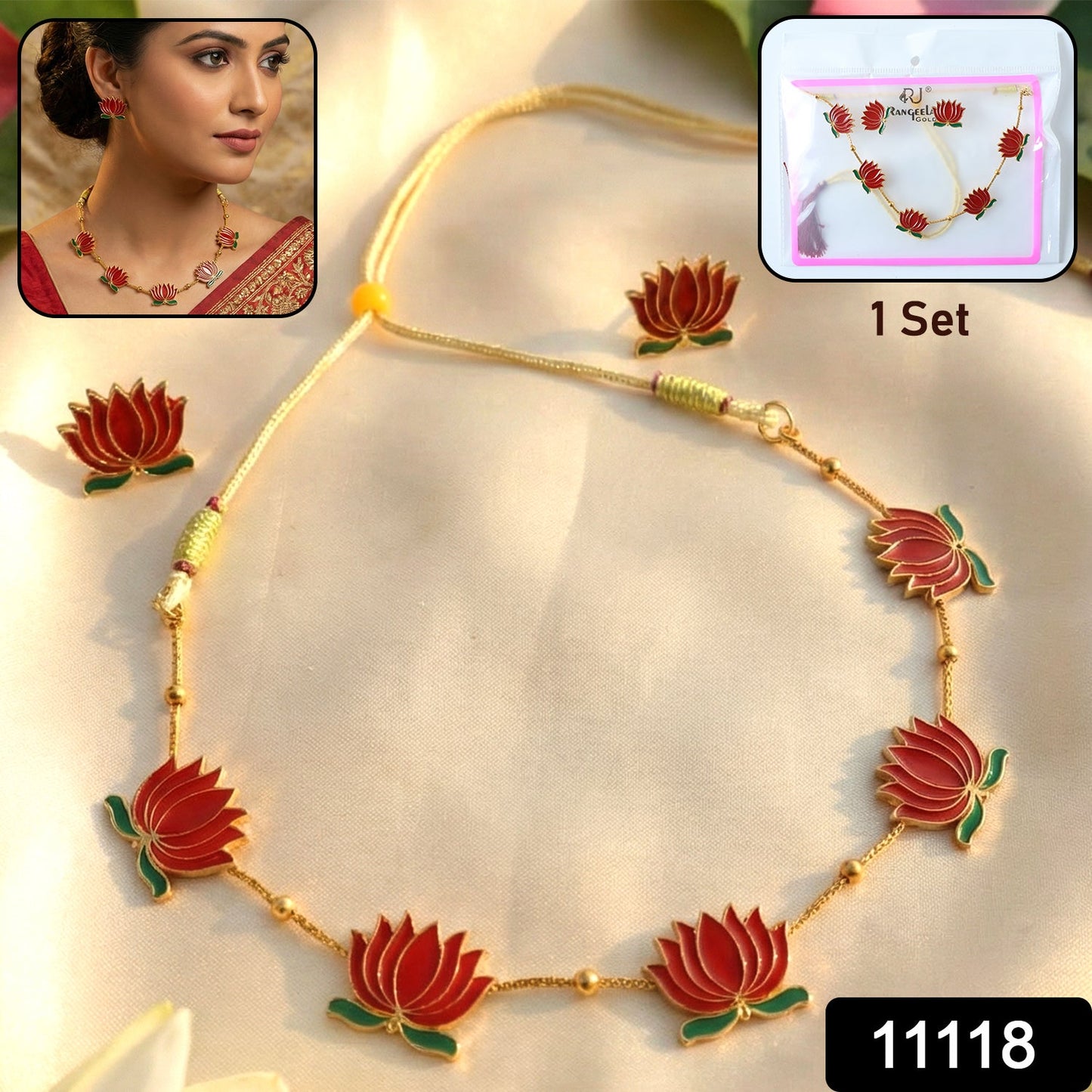 Lotus Necklace