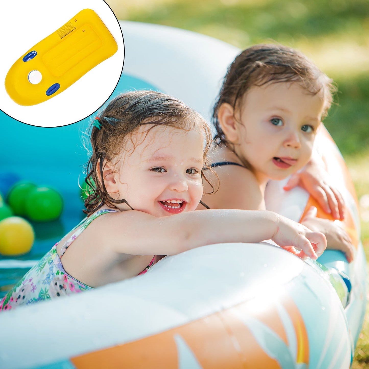 Inflatable Surfboard for Kids, Inflatable Bodyboard for Children with Handles