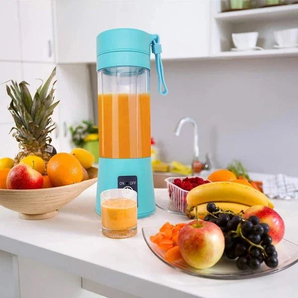 Portable USB Electric Juicer – 6-Blade High-Speed Blender | Fresh Juice Anytime, Anywhere