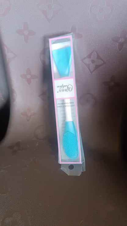 2-in-1 Silicone Face Scrubber (1 Pc)