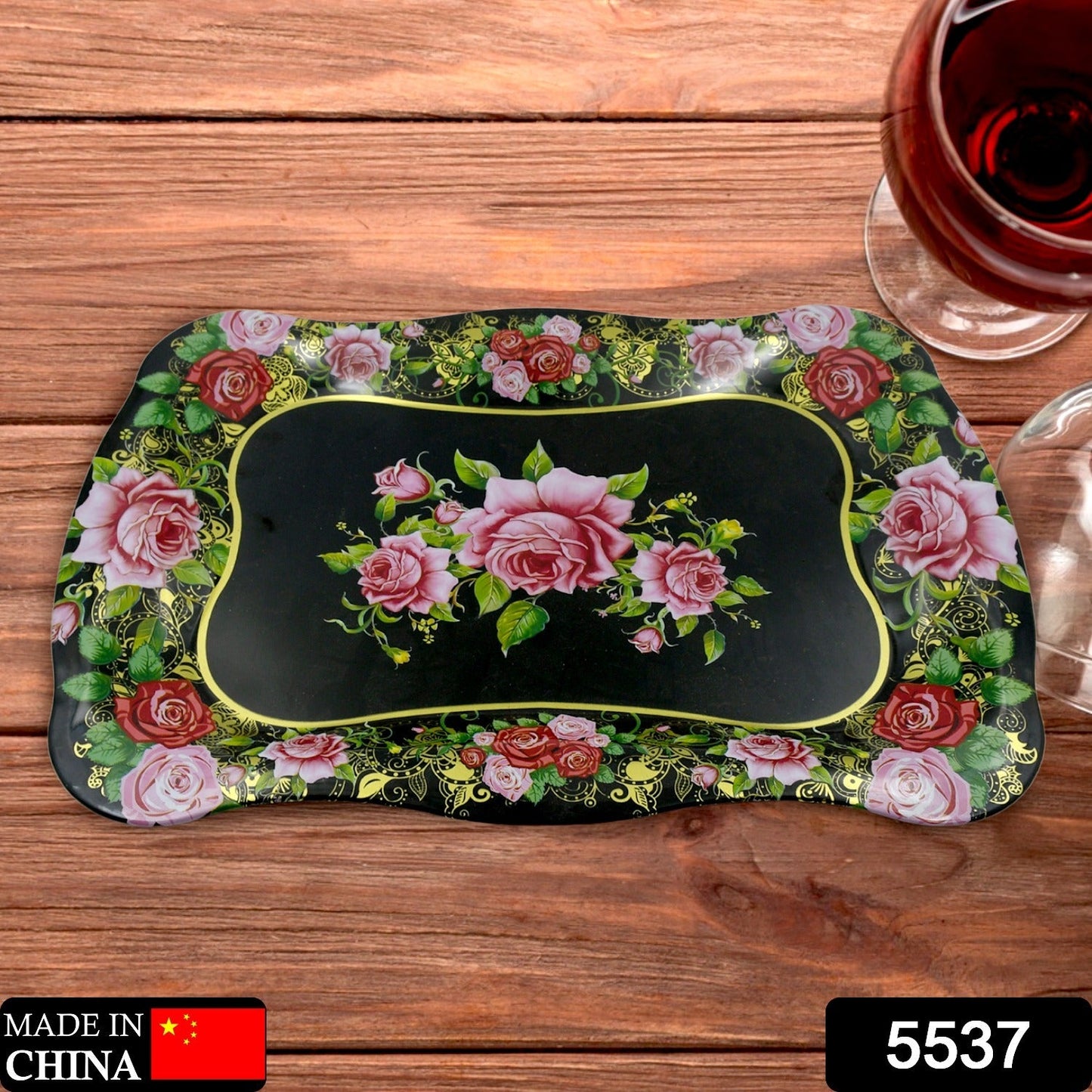 Stainless Steel Serving Tray (18 x 8.5 Inch / 1 Pc)