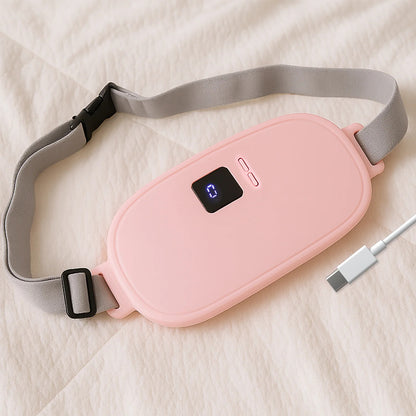 Menstrual Cramp Relief Belt – Rechargeable Heating Pad | Velvet Wellness