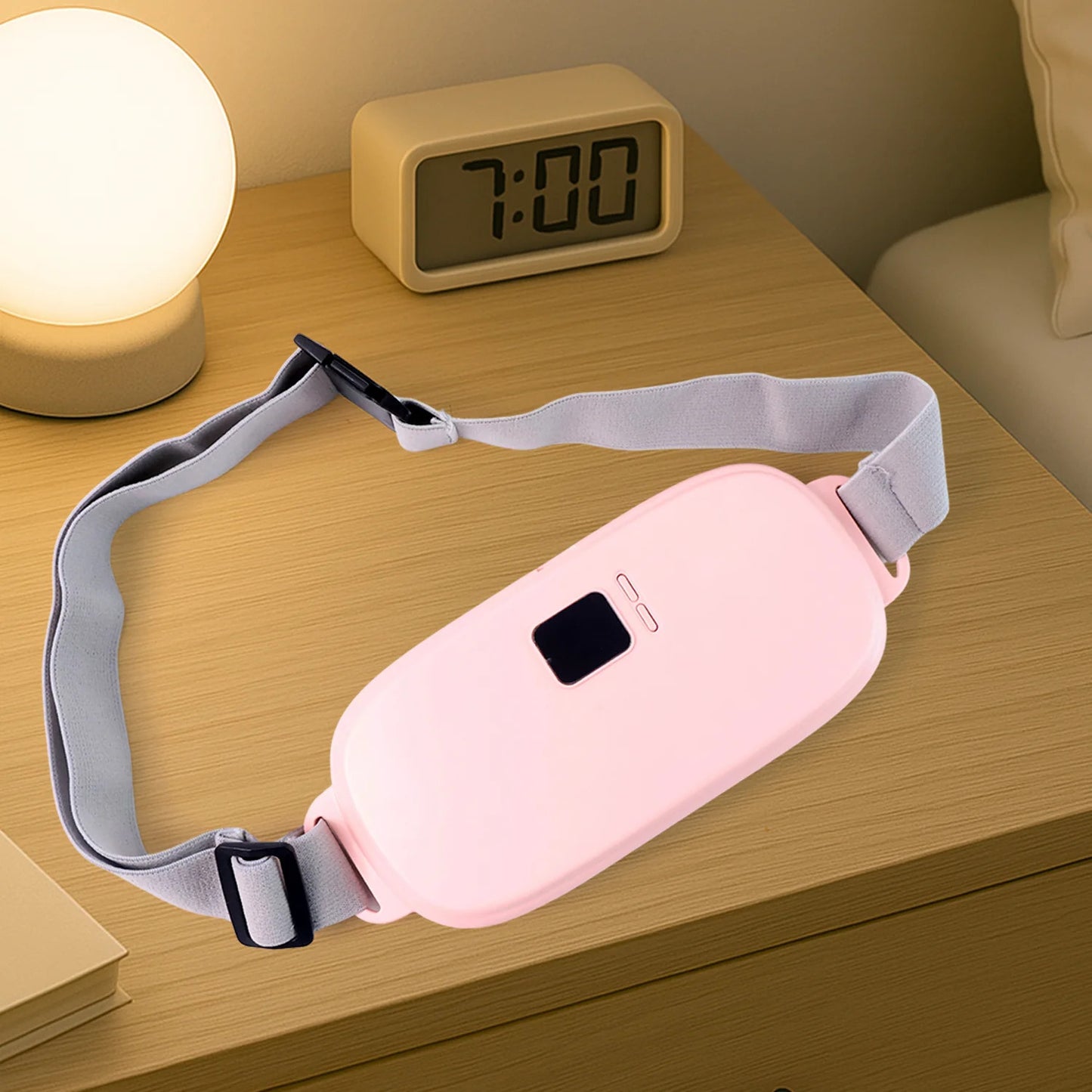Menstrual Cramp Relief Belt – Rechargeable Heating Pad | Velvet Wellness