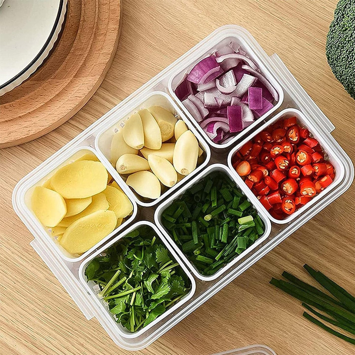 Fridge Storage Box – Freezer Vegetable & Meat Organizer Drawer
