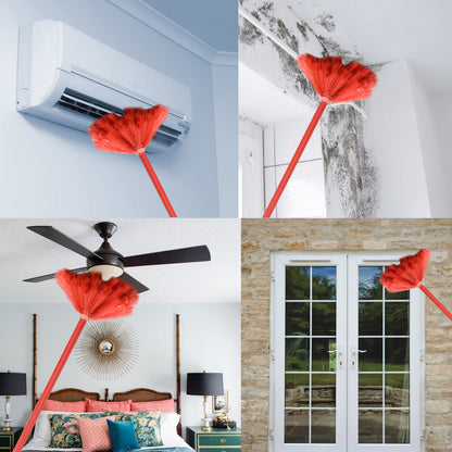 90-inch Metal Extendable Cobweb Brush – Ceiling, Fan & Light Dust Cleaning (MOQ: 3)