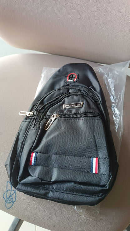 Multipurpose Crossbody Chest Bag for with USB Charging Port