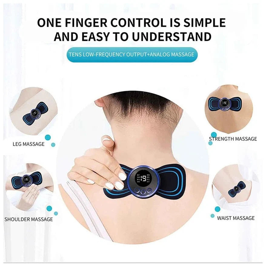 Portable USB Electric Neck Massager – Deep Tissue Pain Relief Anytime, Anywhere