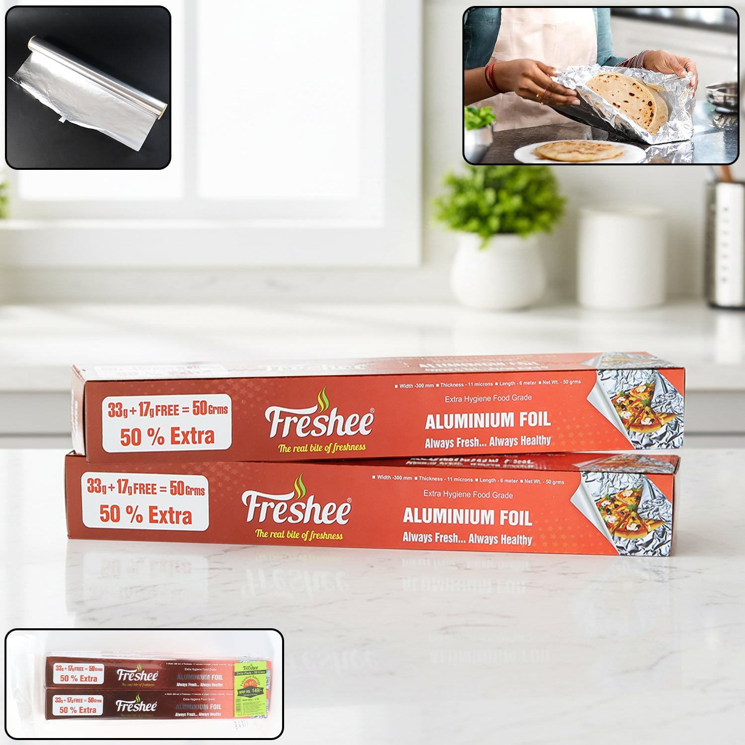 Freshee Premium Aluminium Foil