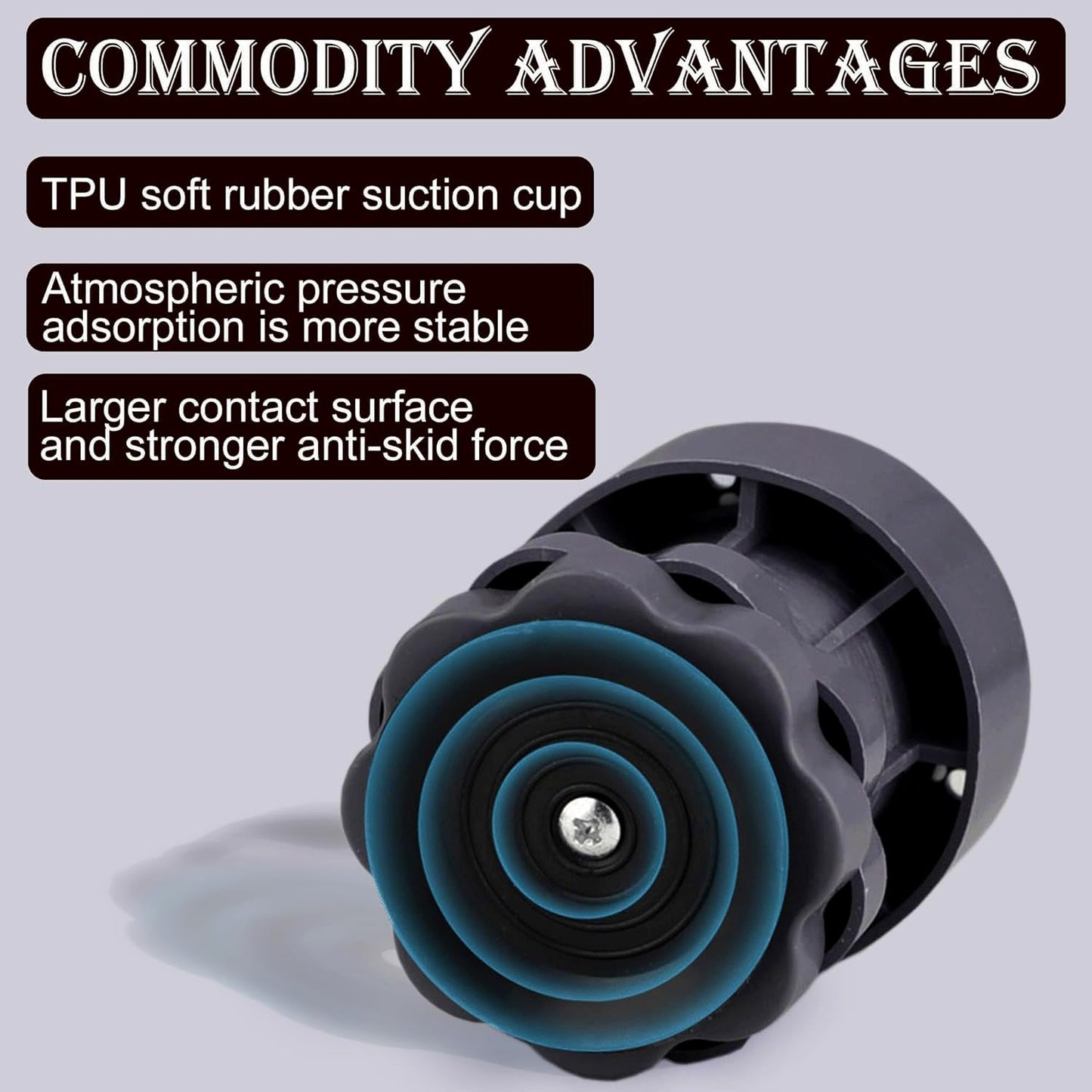 Adjustable Multipurpose AntiVibration For Appliances (Set of 4Pc)