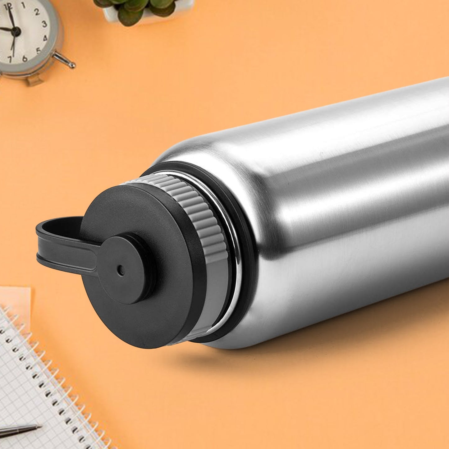 Silver Water Bottle