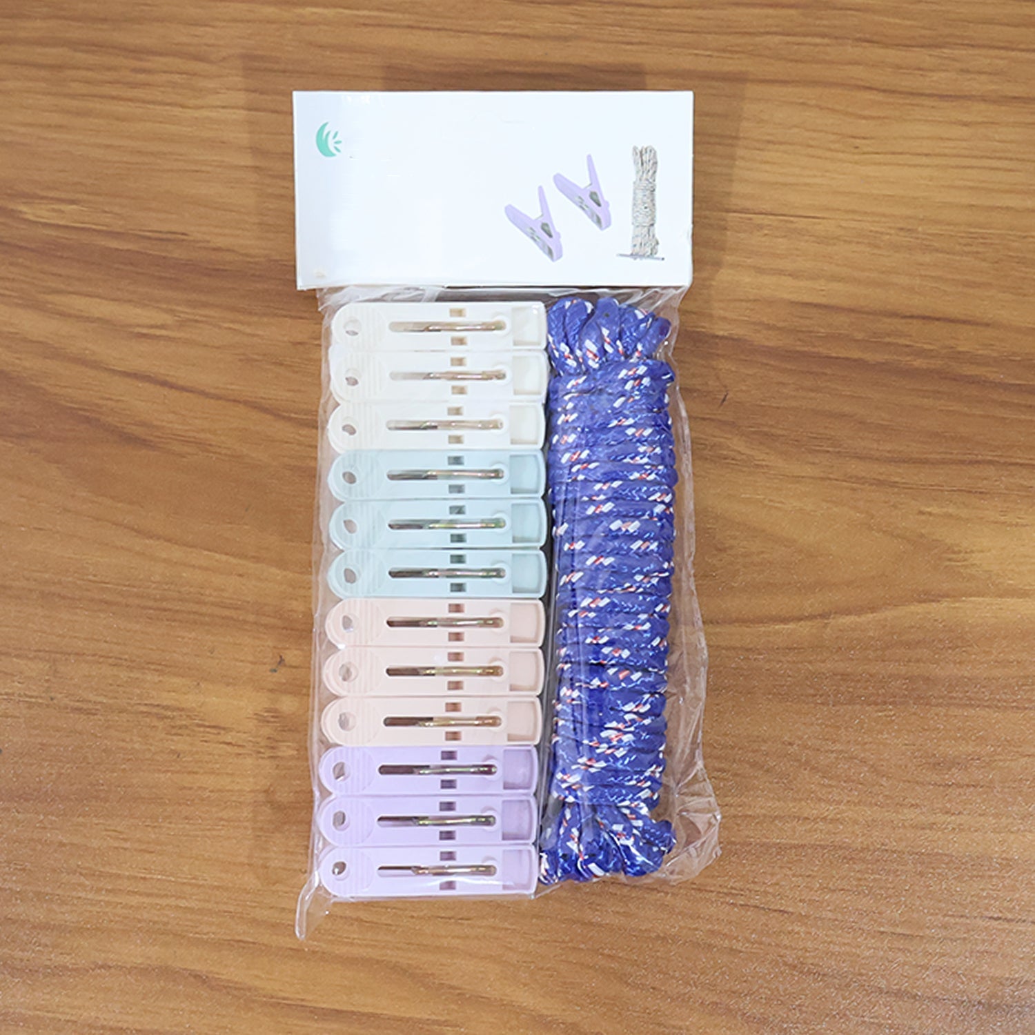 Outdoor drying rope
