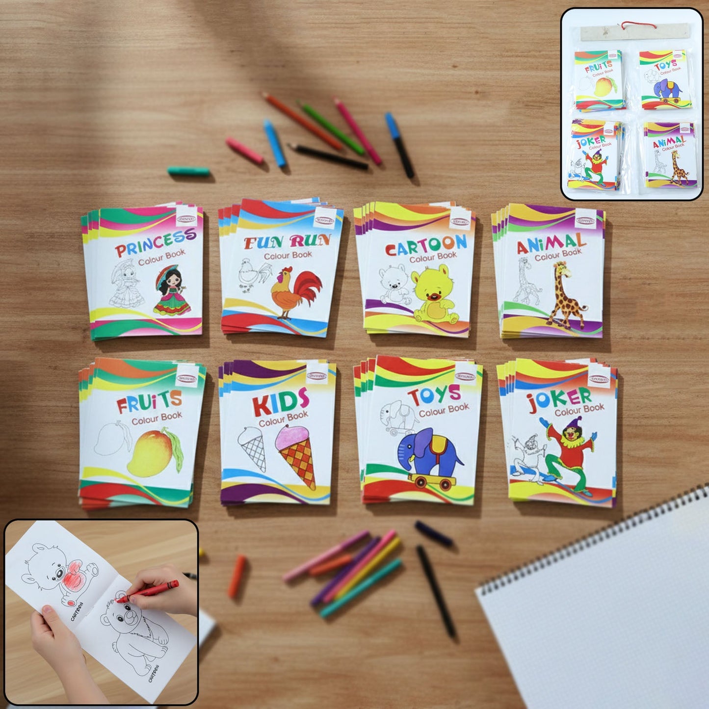 Colouring Books Set