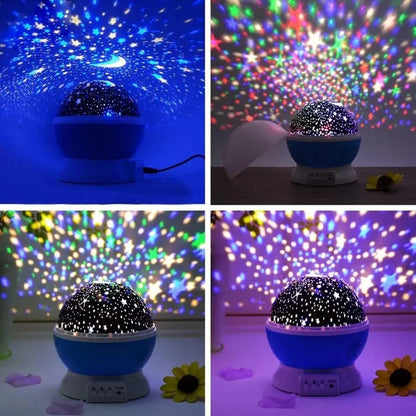 Color Changing Star Master Night Lamp – Galaxy Projector LED Light for Bedroom & Kids Room