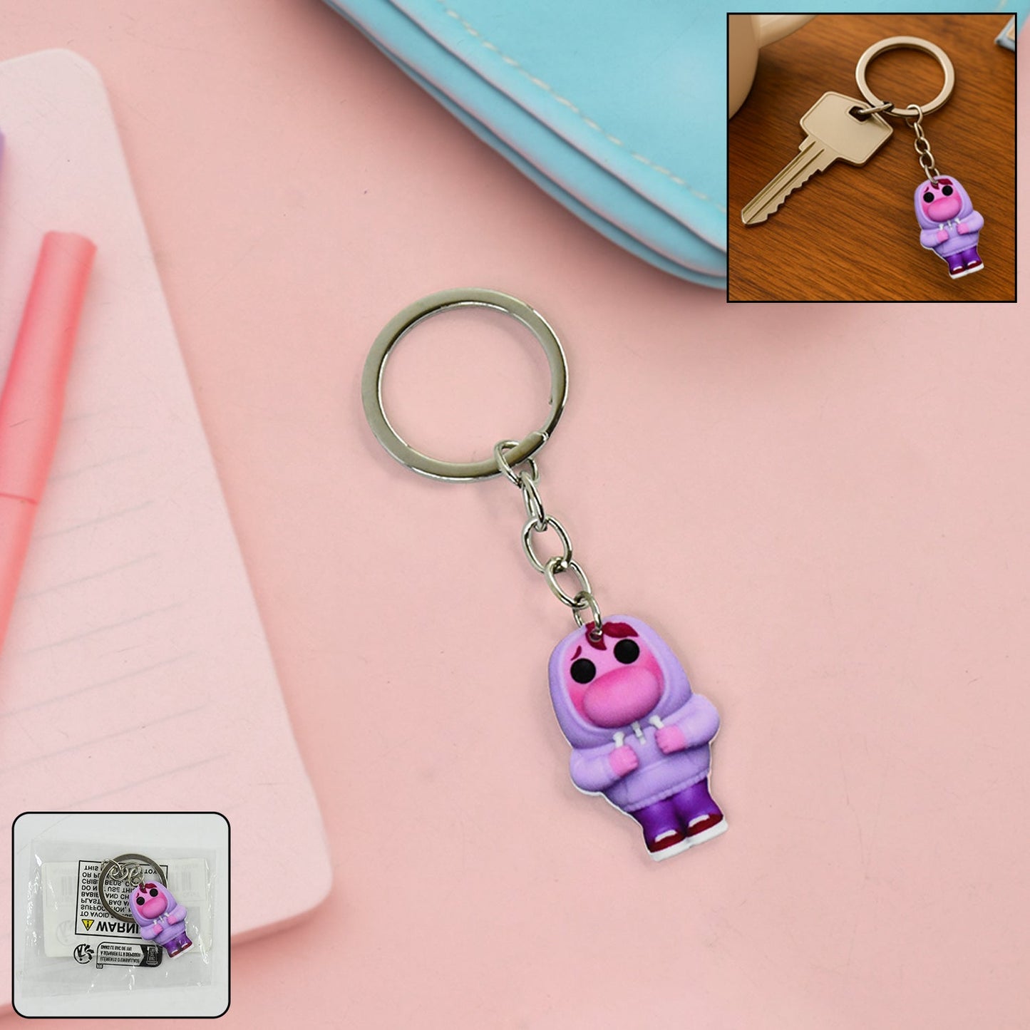 Personalized Anime Style Keychain