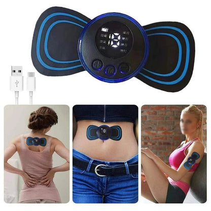 Portable USB Electric Neck Massager – Deep Tissue Pain Relief Anytime, Anywhere