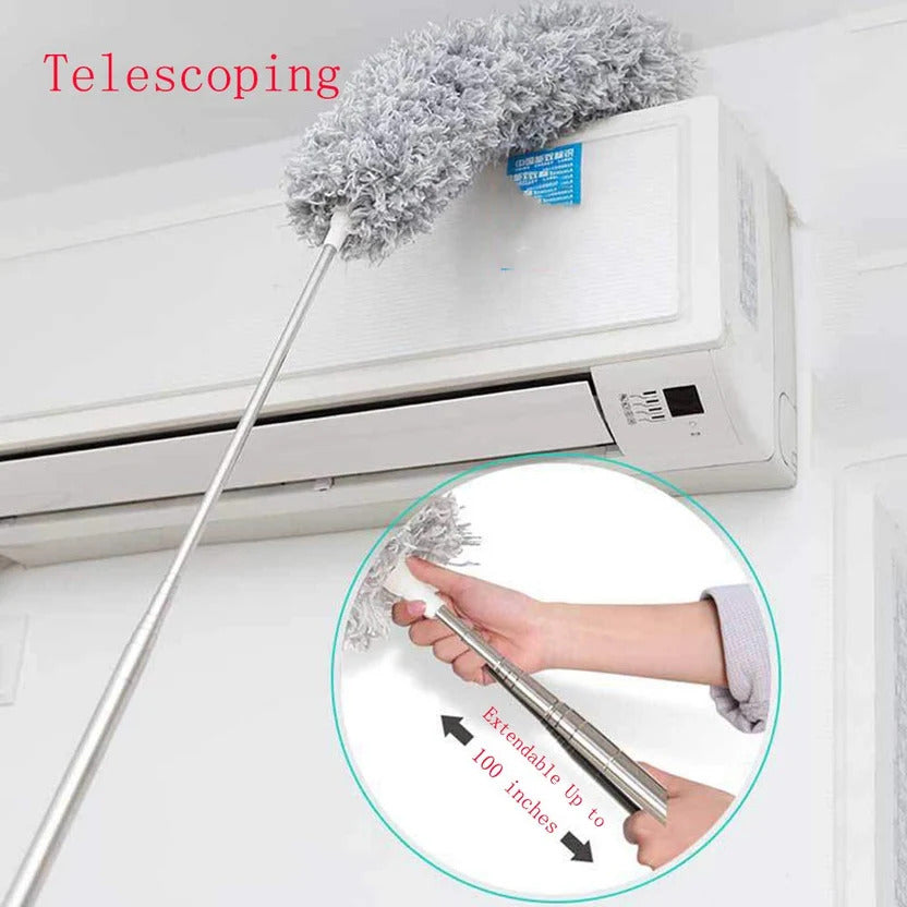 Microfiber Telescoping Duster with 100-Inch Extendable Handle