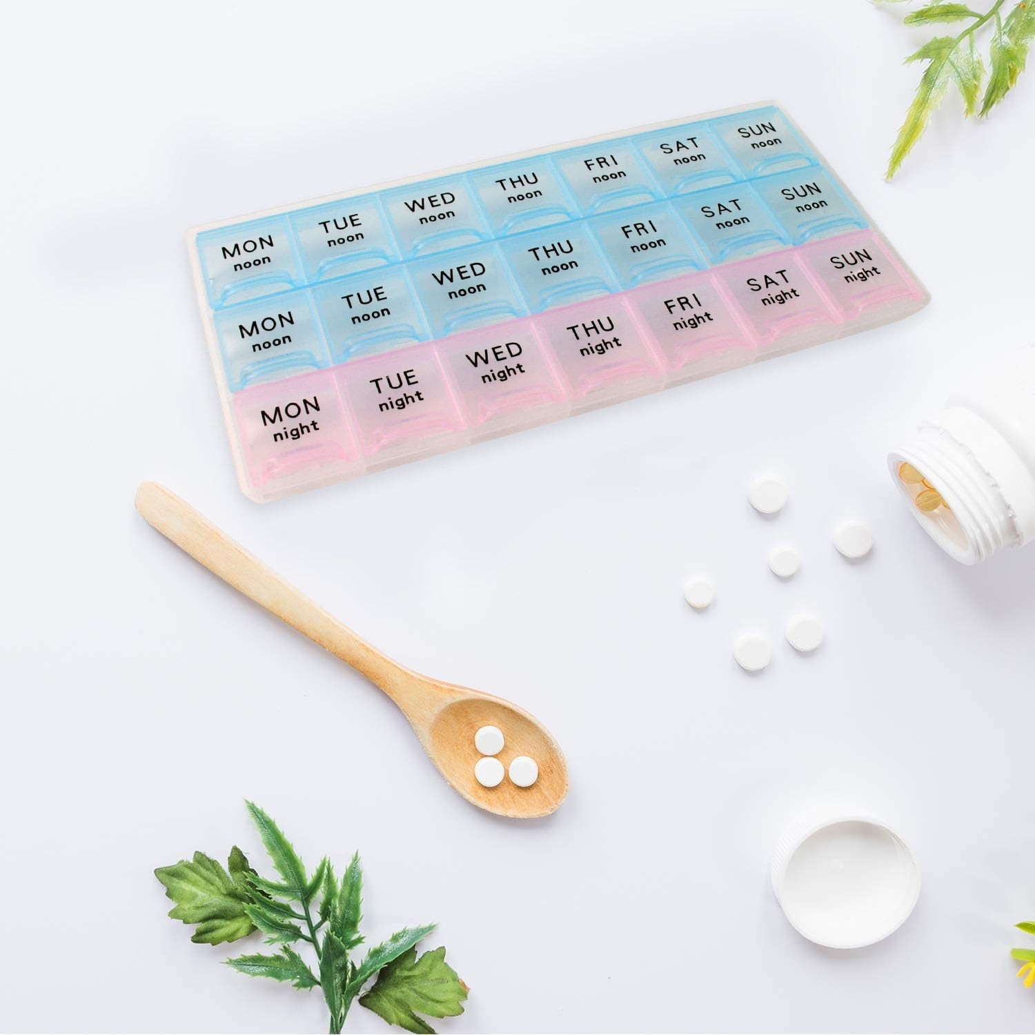 Weekly Medication Organizer Box 