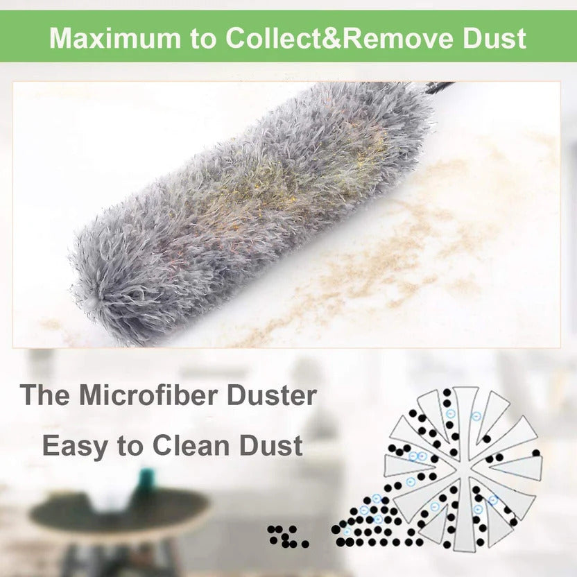 Microfiber Telescoping Duster with 100-Inch Extendable Handle
