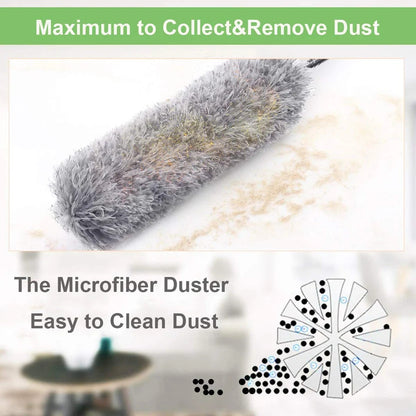 Microfiber Telescoping Duster with 100-Inch Extendable Handle