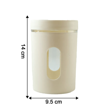 Stackable food storage jars with lid