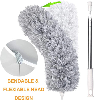 Microfiber Telescoping Duster with 100-Inch Extendable Handle
