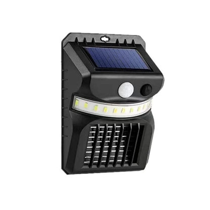 Solar Bug Zapper Outdoor Wall Light with Motion Sensor & UV Lamp