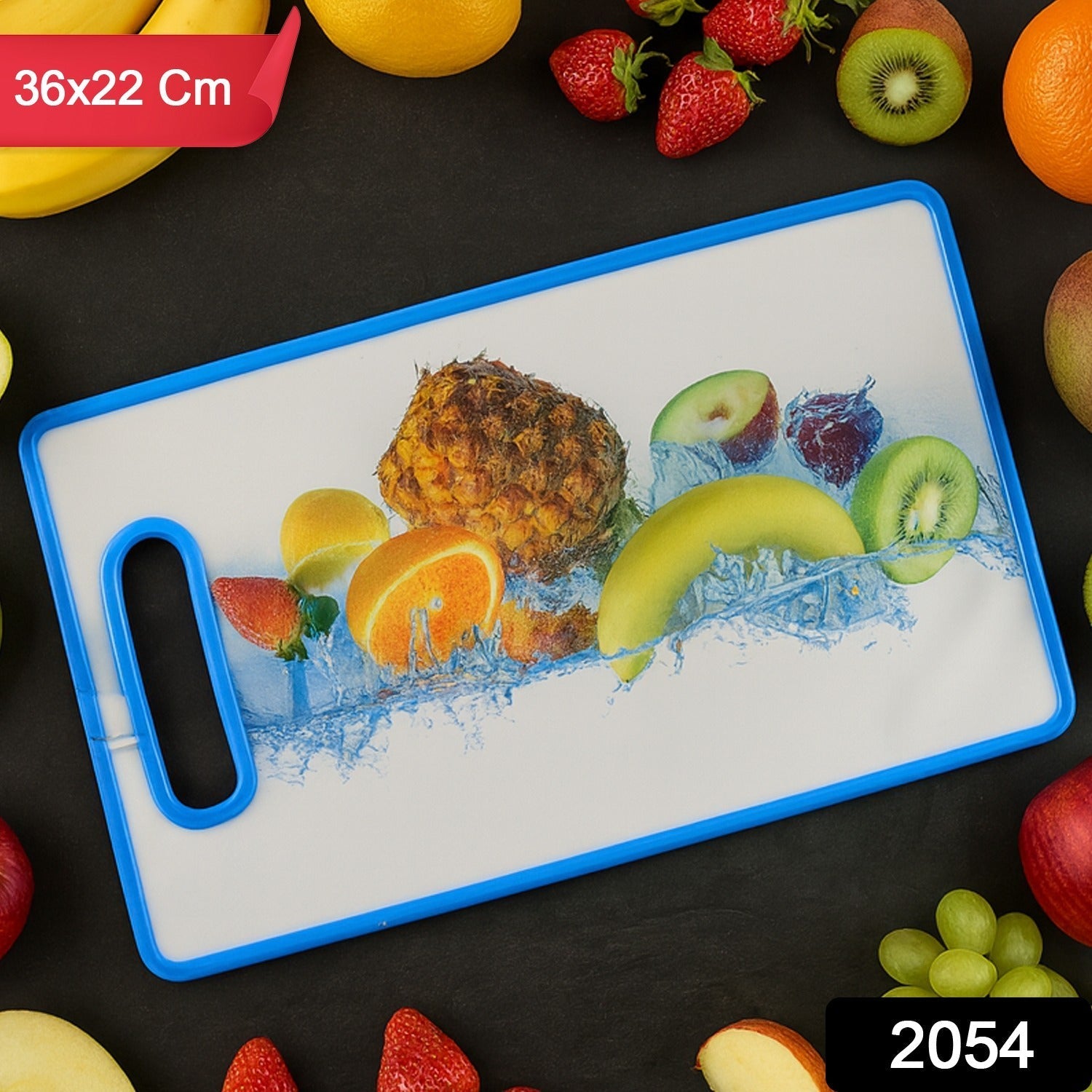 Decorative Fruit Pattern Large Cutting Board