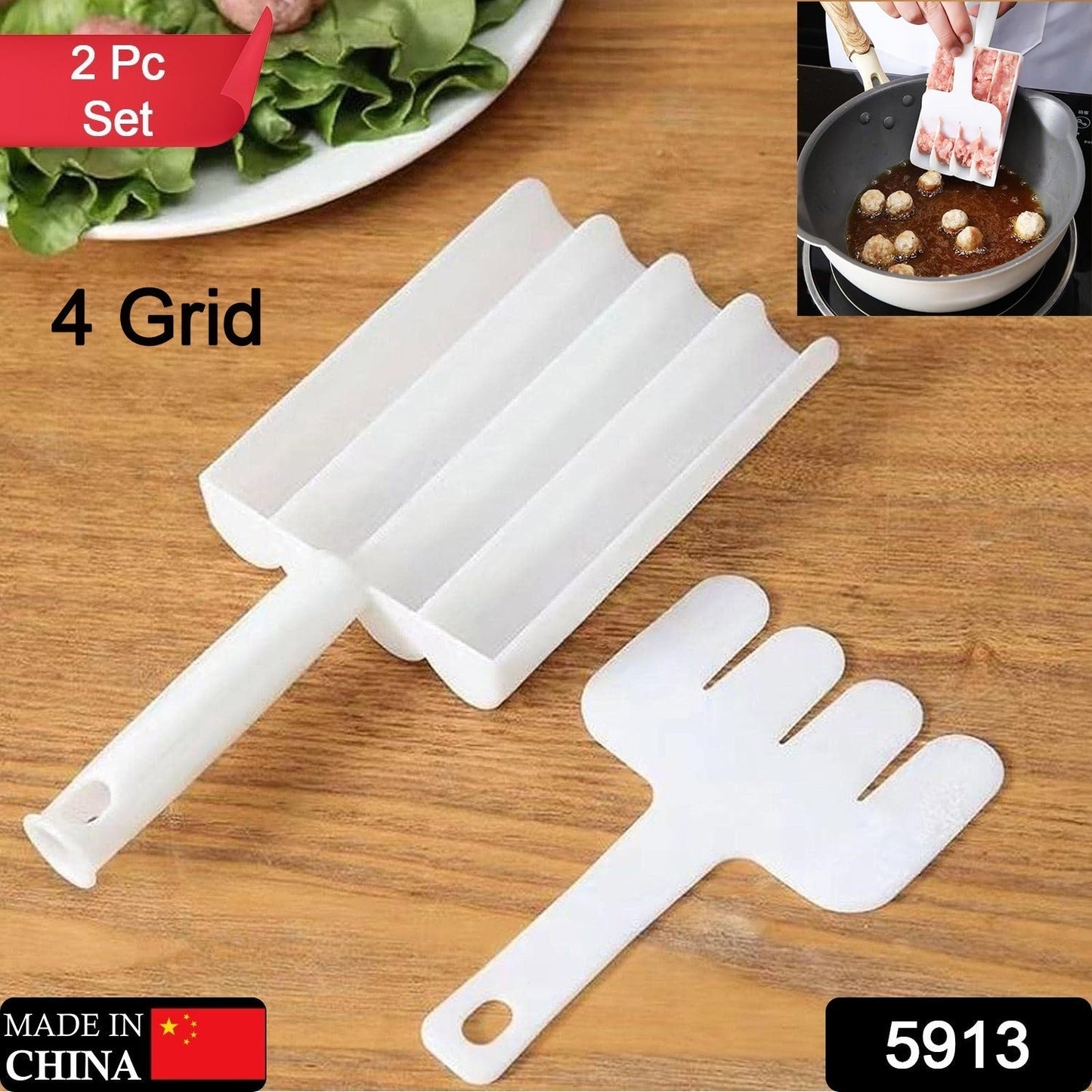 Multifunction Fritters & Scoop Maker for Donuts, Cake Balls & Ice Cream