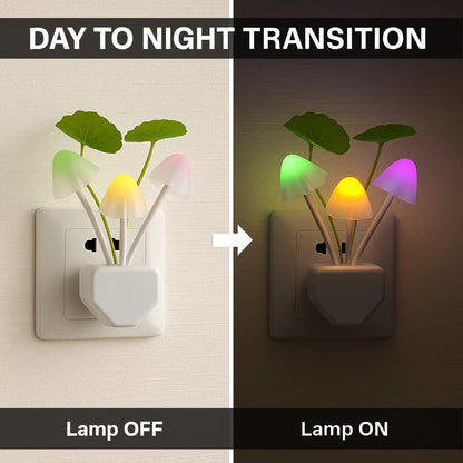 Mushroom LED Night Lamp – Soft Glow Smart Light for Cozy Nights