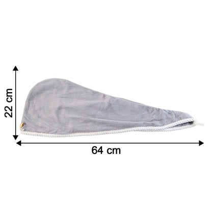 Hair Drying Magic Hair Cap Towel Wrap for Women (1 Pc / Mix Design)