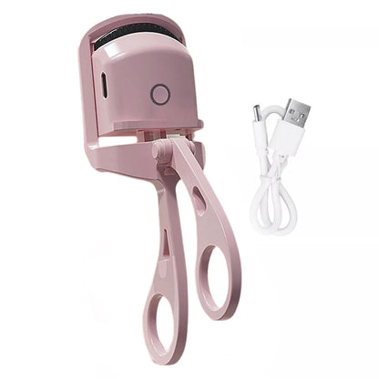 Electric Heated Eyelash Curler – USB Rechargeable (1 Pc) | Long-Lasting Natural Curl in Seconds