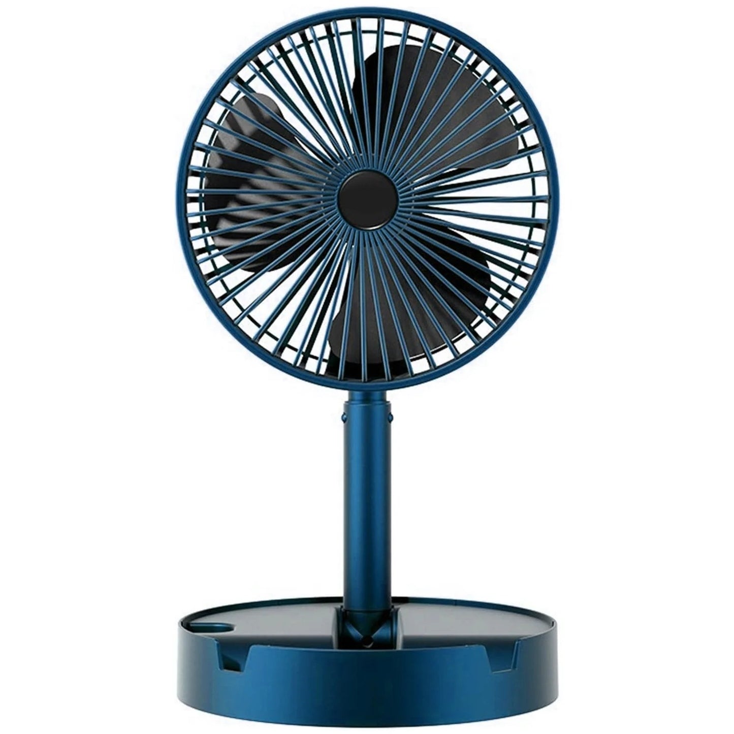 Portable Telescopic Desk Fan – Foldable & Height Adjustable USB Rechargeable Fan