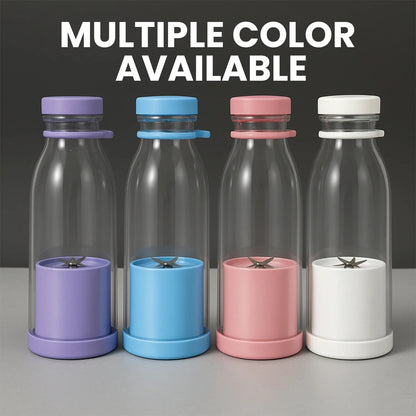 Portable USB Blender Juicer with 6 Blades – Rechargeable Mini Smoothie Maker